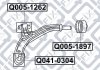 Сайлентблок рычага двусторонний на передний мост (сзади, снизу) Q-fix Q0051897 (фото 3)