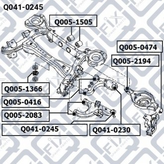 Опора шарова Q-fix Q0410245