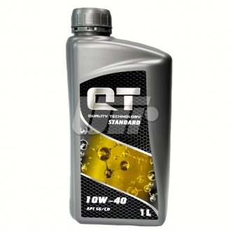 Моторное масло 1 л 10W40 Дизельный, Бензиновый Полусинтетическое Qt-oil QT1110401 (фото 1)