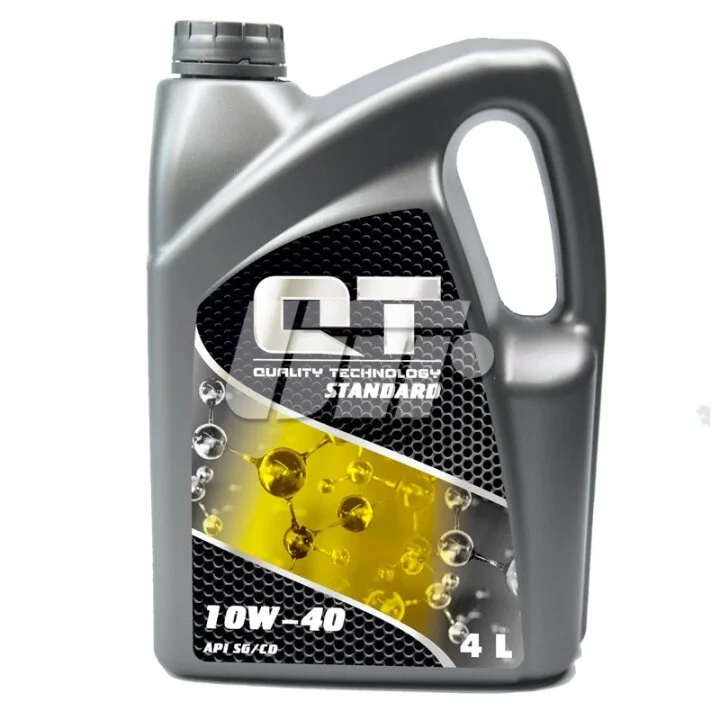 Моторное масло 4 л 10W40 Дизельный, Бензиновый Полусинтетическое Qt-oil QT1110404 (фото 1)