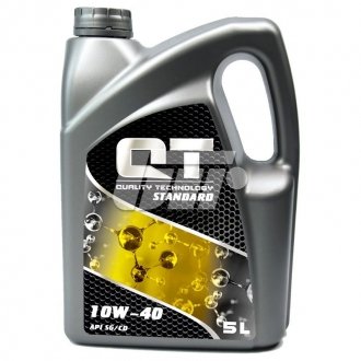 Моторна олива 5 л 10W40 Дизельний, Бензиновий Напівсинтетична Qt-oil QT1110405
