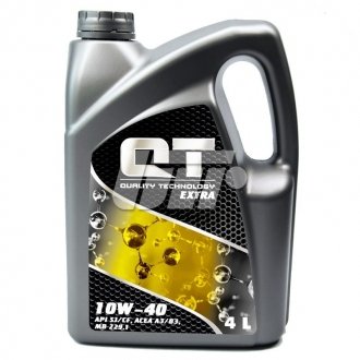 Моторна олива 4 л 10W40 Дизельний, Бензиновий Напівсинтетична Qt-oil QT1210404