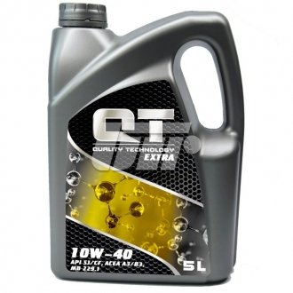Моторное масло 5 л 10W40 Дизельный, Бензиновый Полусинтетическое Qt-oil QT1210405