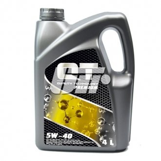 Моторное масло 4 л 5W40 Дизельный, Бензиновый Синтетическое Qt-oil QT1405404
