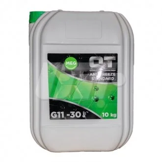 Антифриз зеленый, -30 °C, G11, 10 кг Qt-oil QT5523010