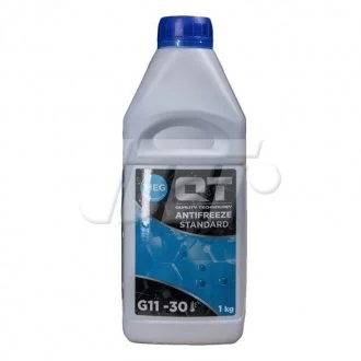Антифриз синий, -30 °C, G11, 1 кг Qt-oil QT553301