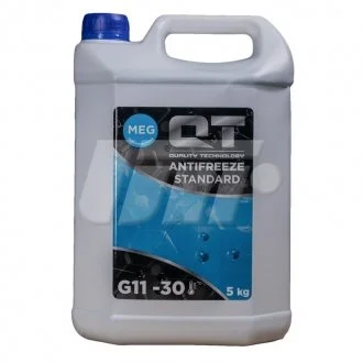 Антифриз синий, -30 °C, G11, 5 кг Qt-oil QT553305