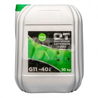 Антифриз зеленый, -40 °C, G11, 10 кг Qt-oil QT5624010