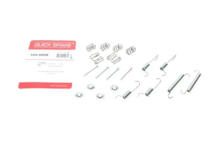 Комплект монтажный тормозных колодок QUICK BRAKE 105-0008