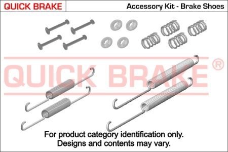 Комплект пружинок колодок стояночного тормоза QUICK BRAKE 105-0021 (фото 1)