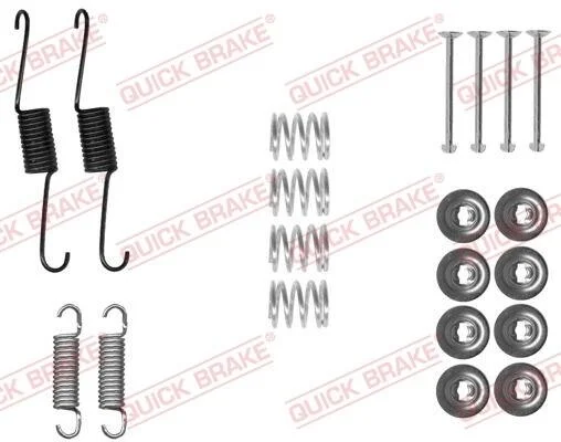 Комплект монтажний гальмівних колодок QUICK BRAKE 105-0031 (фото 1)