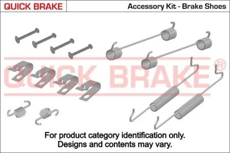 Комплект монтажный тормозных колодок QUICK BRAKE 105-0036