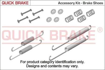 Комплект монтажний гальмівних колодок QUICK BRAKE 105-0507
