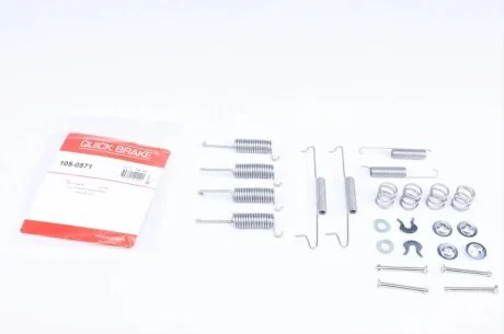 Комплект монтажний гальмівних колодок QUICK BRAKE 105-0571