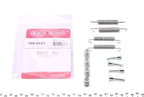Комплект монтажный тормозных колодок QUICK BRAKE 105-0621