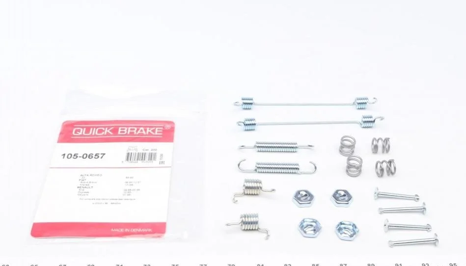 Комплект монтажный тормозных колодок QUICK BRAKE 105-0657 (фото 1)