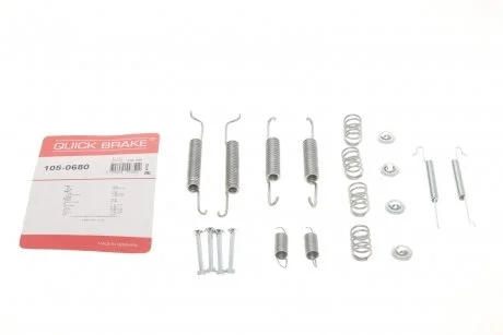 Комплект монтажный тормозных колодок QUICK BRAKE 105-0680
