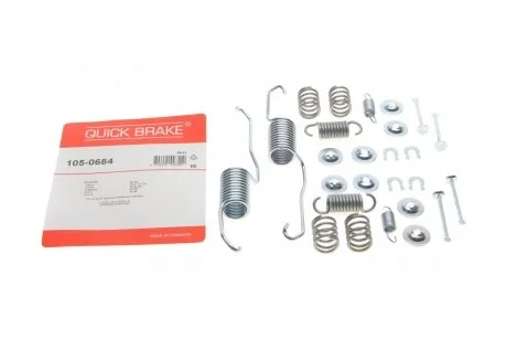 Комплект монтажный тормозных колодок QUICK BRAKE 105-0684