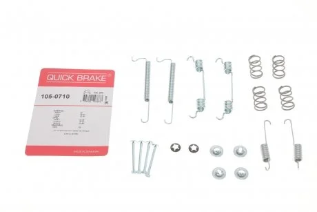 Комплект монтажный тормозных колодок QUICK BRAKE 105-0710