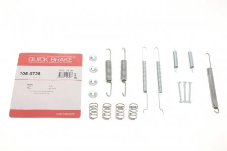 Комплект монтажный тормозных колодок QUICK BRAKE 105-0726
