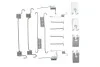 Комплект монтажный тормозных колодок QUICK BRAKE 105-0731 (фото 1)