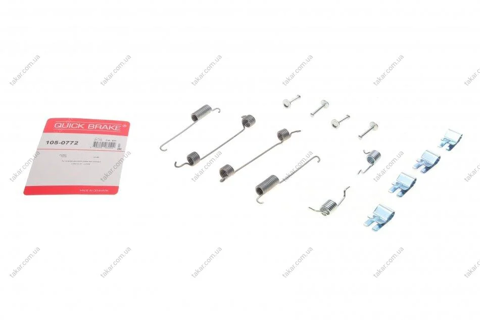 Комплект монтажный тормозных колодок QUICK BRAKE 105-0772 (фото 1)