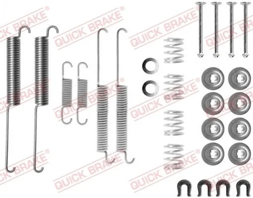 Комплект монтажный тормозных колодок QUICK BRAKE 105-0787 (фото 1)
