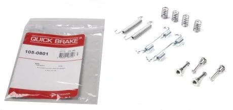 Комплект монтажный тормозных колодок QUICK BRAKE 105-0801