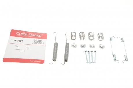 Комплект монтажний гальмівних колодок QUICK BRAKE 105-0806