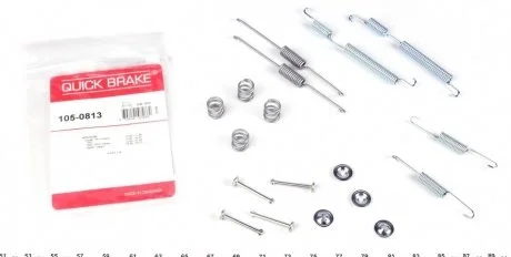 Комплект монтажный тормозных колодок QUICK BRAKE 105-0813