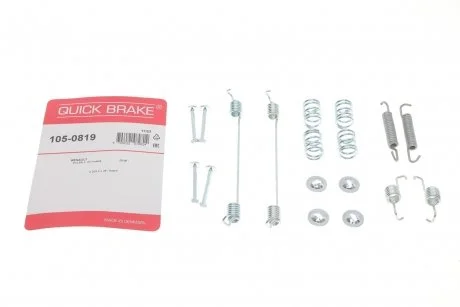 Ремкомплект колодок стояночного тормоза QUICK BRAKE 105-0819