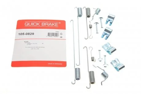Комплект монтажный тормозных колодок QUICK BRAKE 105-0829