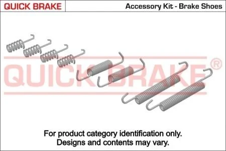 Ремкомплект колодок гальма стоянки QUICK BRAKE 105-0832
