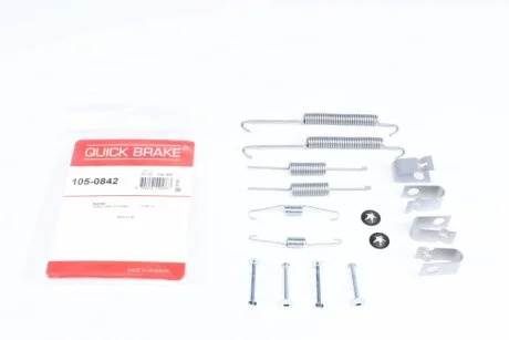 Комплект монтажний гальмівних колодок QUICK BRAKE 105-0842