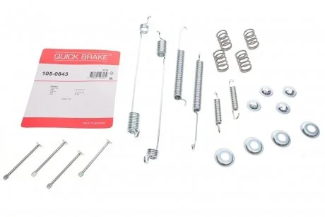 Комплект монтажний гальмівних колодок QUICK BRAKE 105-0843