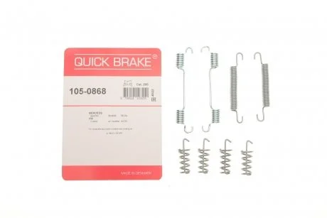 Комплект монтажный тормозных колодок QUICK BRAKE 105-0868