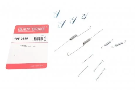 Комплект монтажний гальмівних колодок QUICK BRAKE 105-0888
