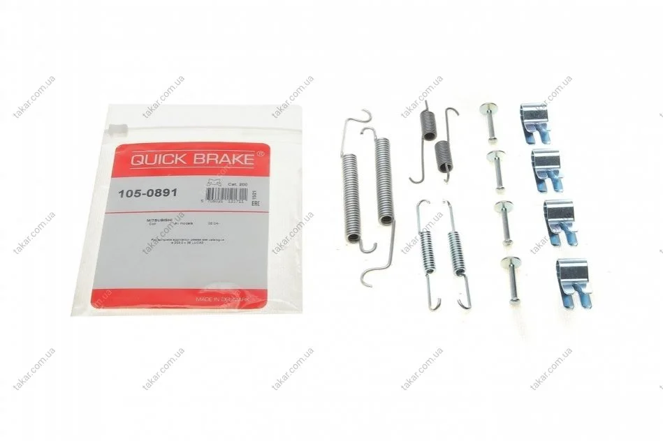 Комплект монтажный тормозных колодок QUICK BRAKE 105-0891 (фото 1)