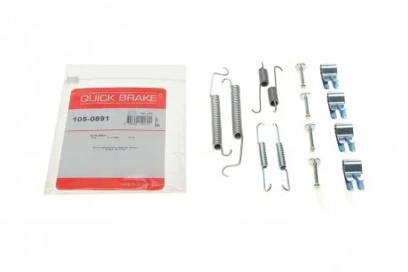 Комплект монтажний гальмівних колодок QUICK BRAKE 105-0891