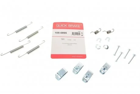 Ремкомплект колодок стояночного тормоза QUICK BRAKE 105-0895