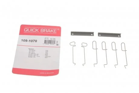 Пружины прижимные колодок тормозных QUICK BRAKE 109-1070