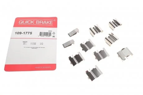 Пружины прижимные колодок тормозных QUICK BRAKE 109-1775
