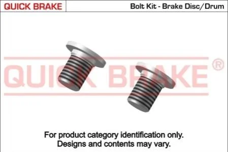 Болт тормозного диска QUICK BRAKE 11663K (фото 1)