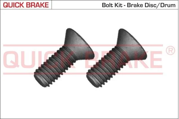 Комплект болтів гальмівного диску QUICK BRAKE 11676K (фото 1)