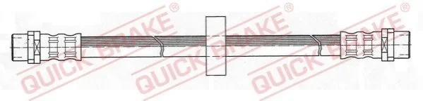 Гальмівний шланг 340 мм QUICK BRAKE 22.105 (фото 1)