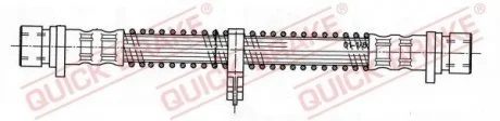 Тормозной шланг 243 мм QUICK BRAKE 22.920