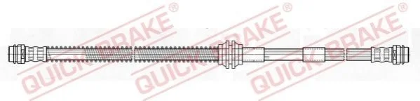 Гальмівний шланг 525 мм QUICK BRAKE 22.921 (фото 1)