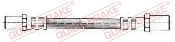 Тормозной шланг 220 мм QUICK BRAKE 23.004 (фото 1)