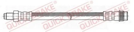 Тормозной шланг 312 мм QUICK BRAKE 32.037