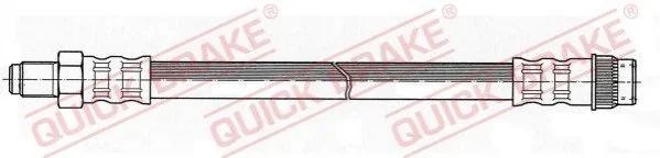 Тормозной шланг 290 мм QUICK BRAKE 32.070 (фото 1)